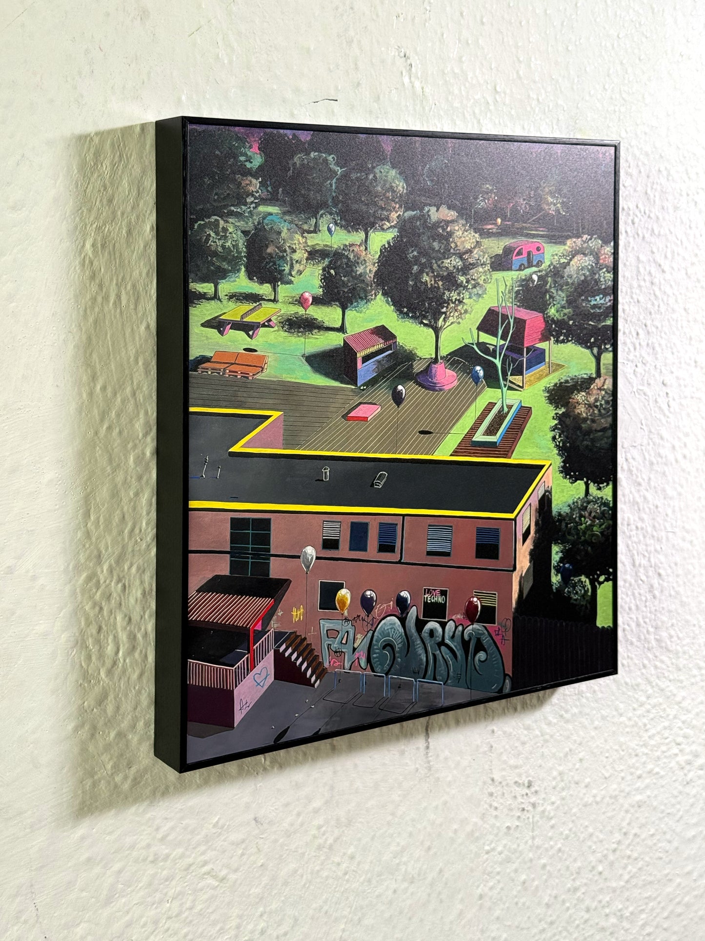 About Blank Print Framed