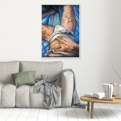 Glow, framed print