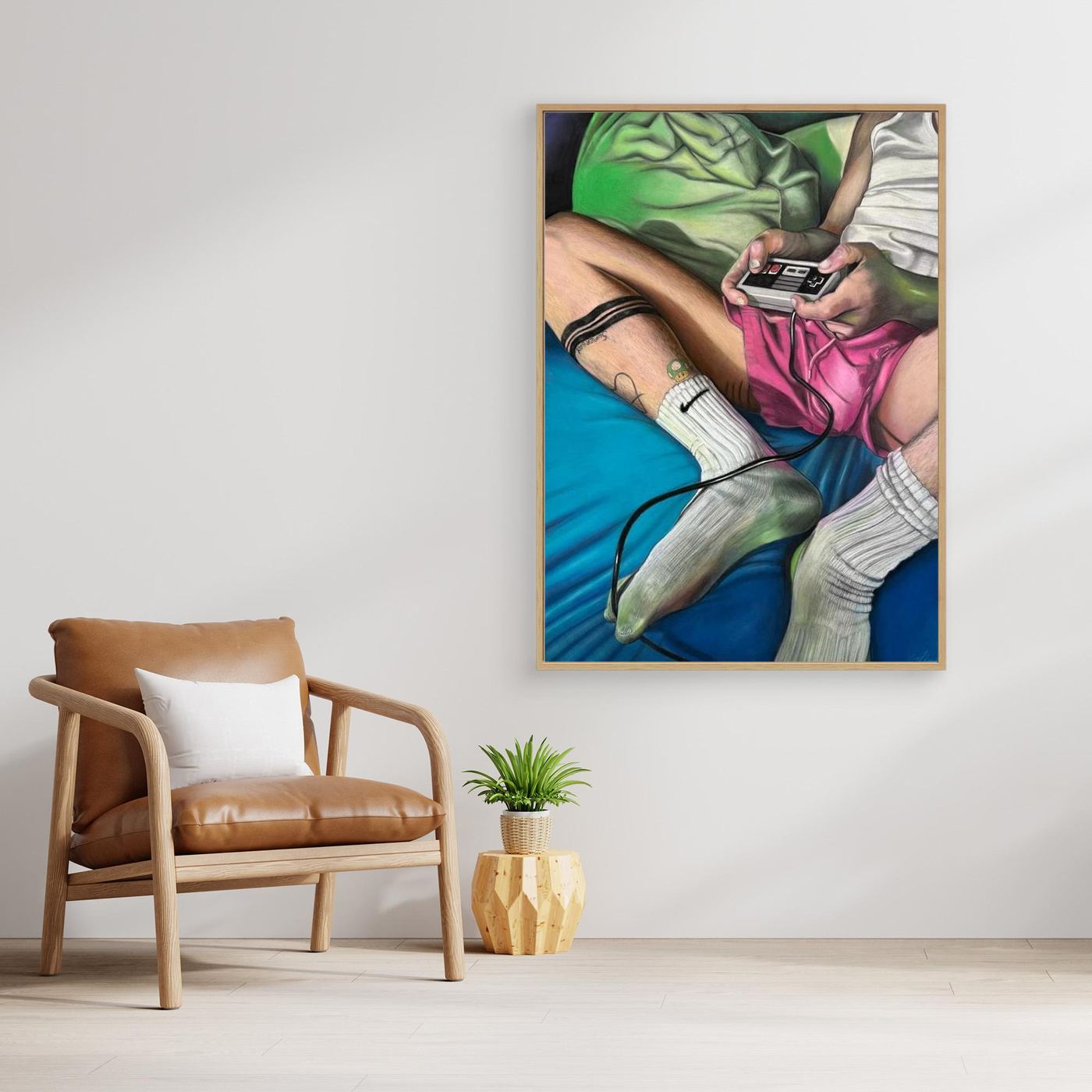 Games Night, framed print