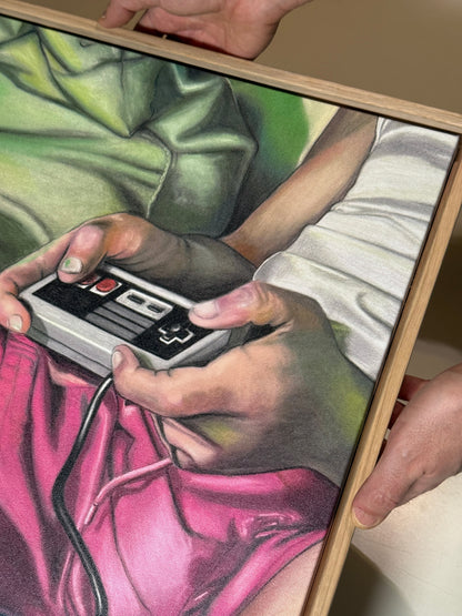 Game Night, framed print