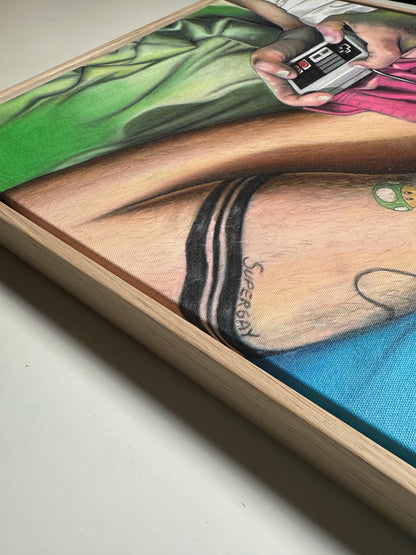 Game Night, framed print