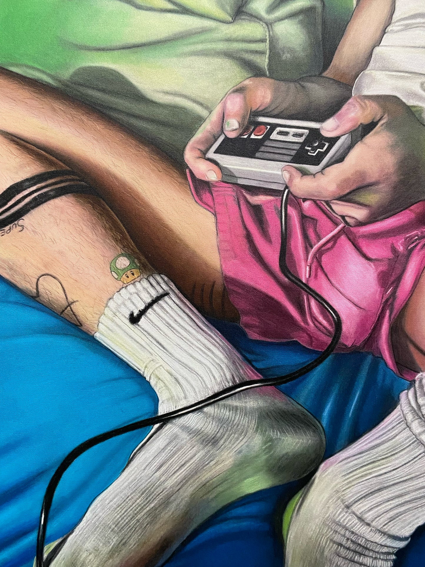 Games Night, framed print