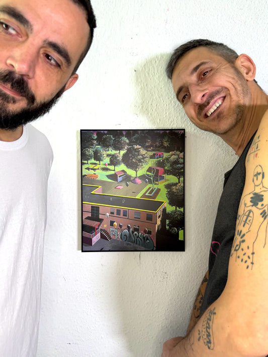 About Blank Print Framed