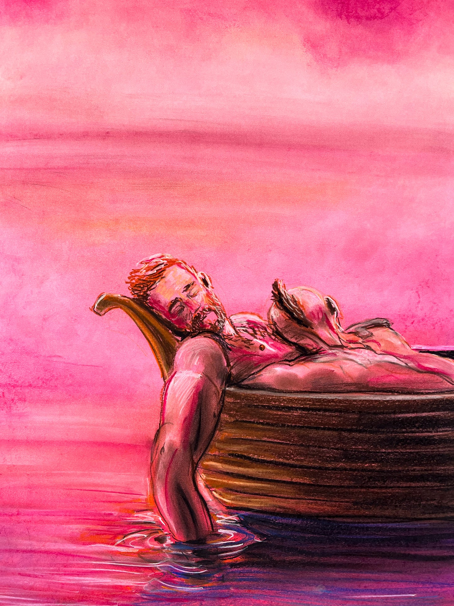 At The Pink Lake