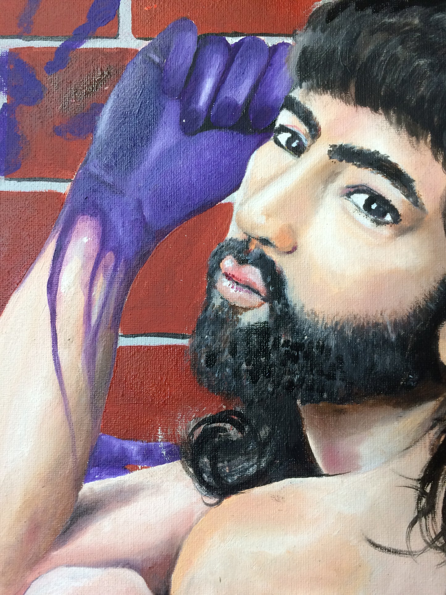 Purple Hands